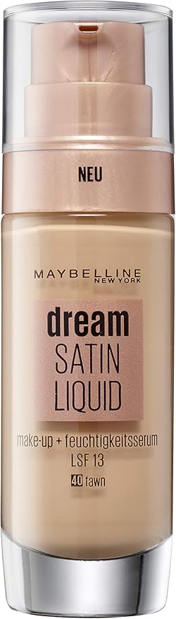 maybelline dream satin liquid foundation 40 fawn