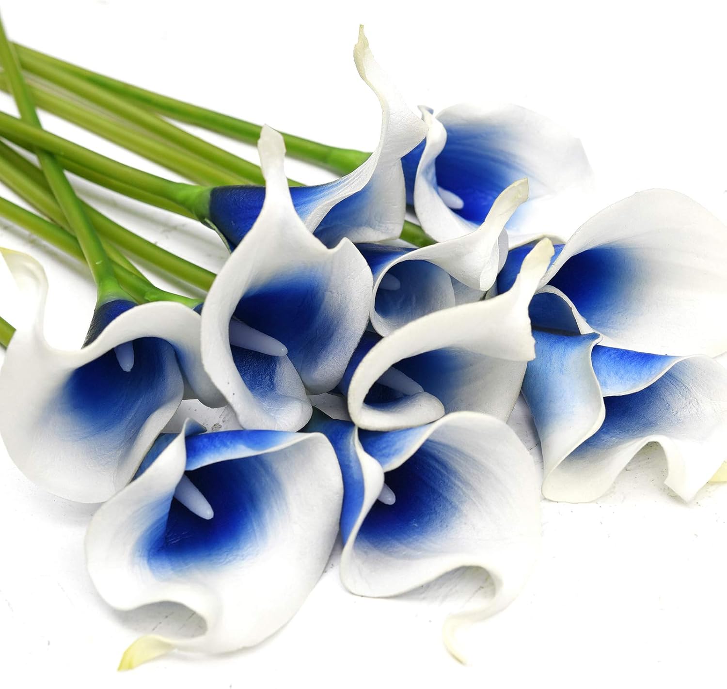 FiveSeasonStuff 10 Stems Real Touch Calla Lilies Artificial Flower Bouquet in Gift Box, Perfect for Wedding Bridal, Party - Image 4