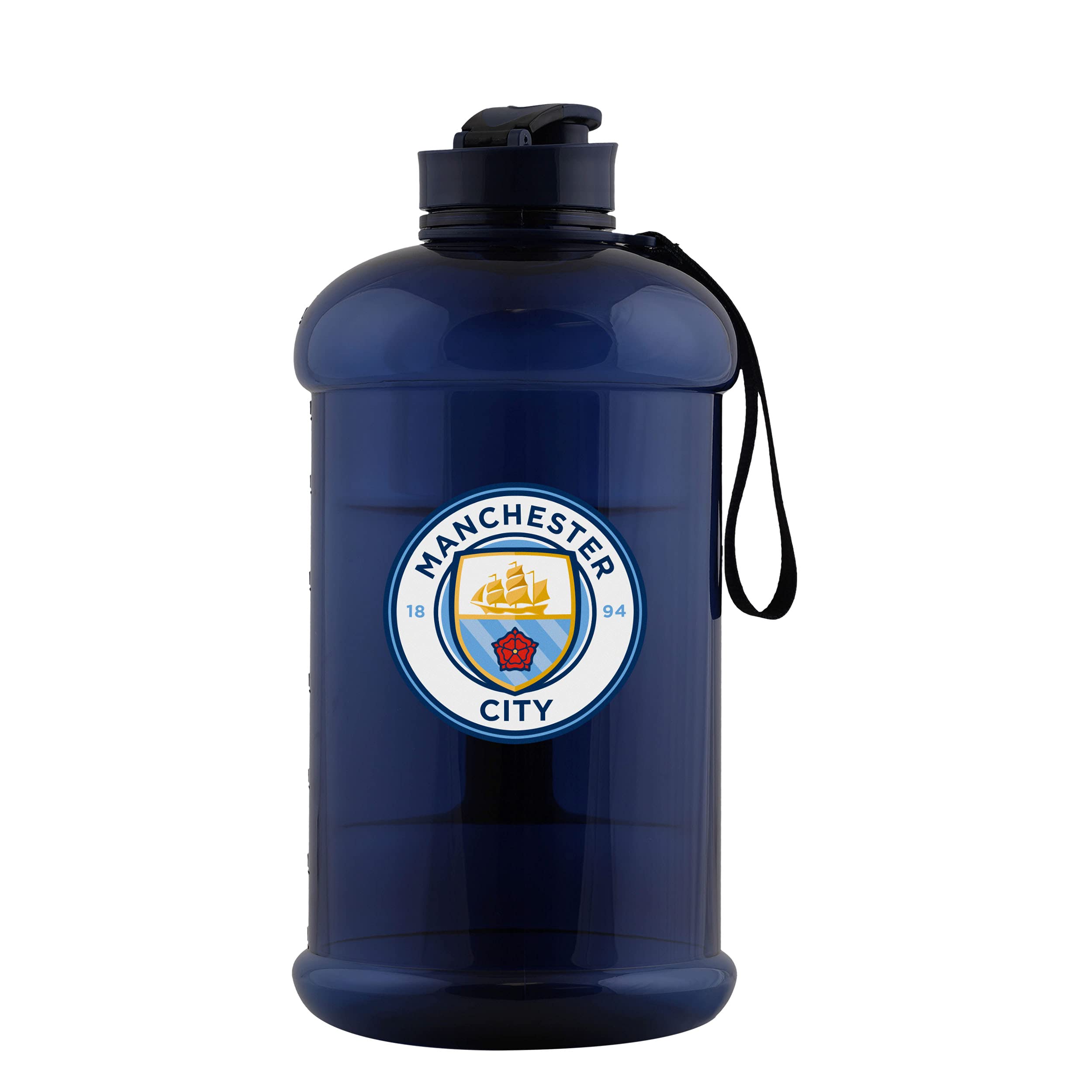 FOCO Officially Licensed Manchester City FC 2 Litre Clear Sports Bottle