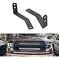 XJMOTO 32" Light Bar Mount Brackets for Front Hidden Grille Compatible with Ford F150 Pickup 2/4WD 2009-2014