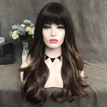 human hair toppers with bangs