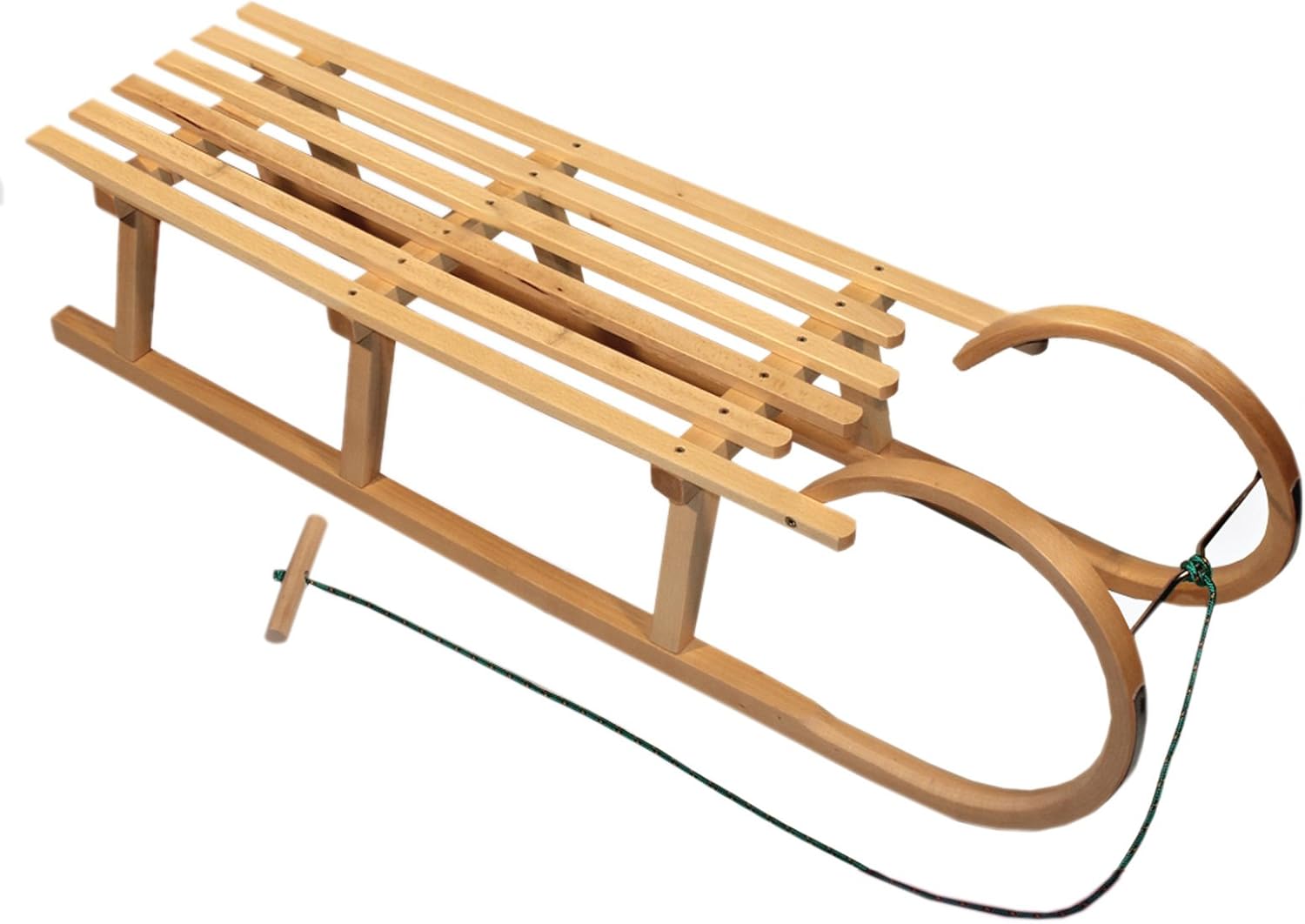 slitta da neve per bambini con corda