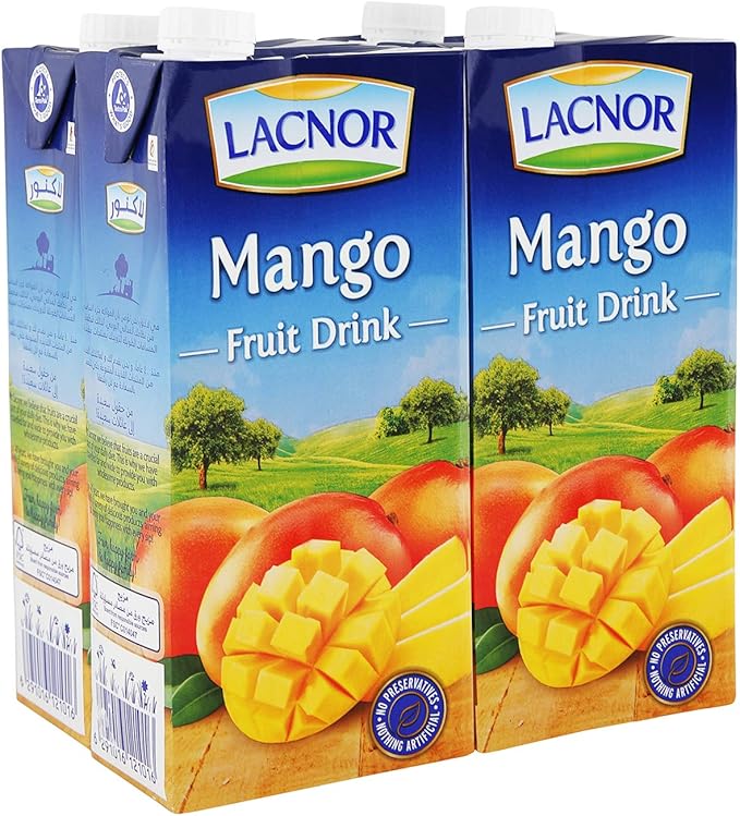 Lacnor Essentials Mango Fruit Drink 1 Litre (Pack of 4) Buy Online