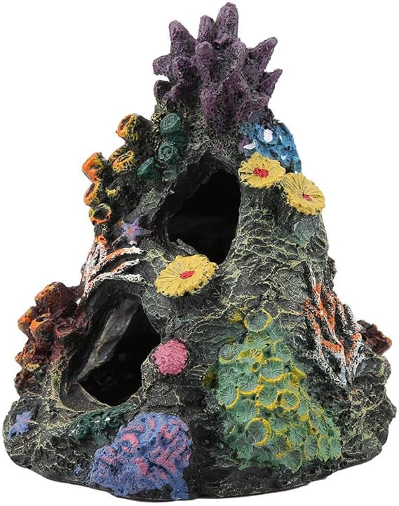 AquariumDekoration Marine Aquarium Ornament Kunstharz Haus verstecken