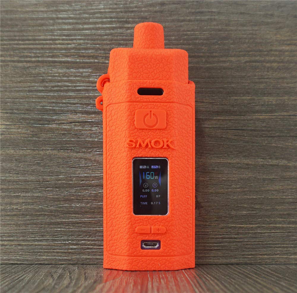 ORIN Smok RPM160 Case, Texture Silicone Case for Smok RPM160 AntiSlip Cover Shield Sleeve Wrap Decal Skin(Red) โ image 1