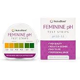 NutraBlast pH Test Strips for Women, 100 Ct Roll, Vaginal pH Test at Home | Feminine Care pH Paper Strip, Vagina Health Tester at Home, Women's Balance Products, 3.0-5.5 Level Scale, 15-Second Testing