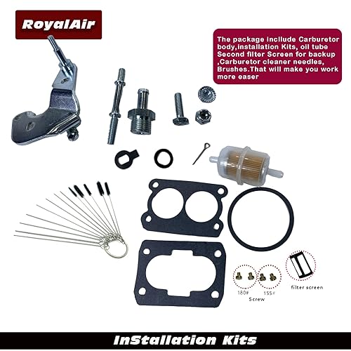 Marine Carburetor Replacement For 4.3L V6 Mercruiser With Electric Choke - 2 Barrel, Replaces 3310-807764A1