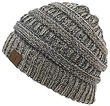 H-6800-816.45 Four Color Beanie: Taupe Combo #17