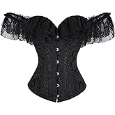 Zhitunemi Corsets Plus Size Womens Clothing: Women's Halloween Costume Corset Strap - Medieval Victorian Gothic Theme Parties