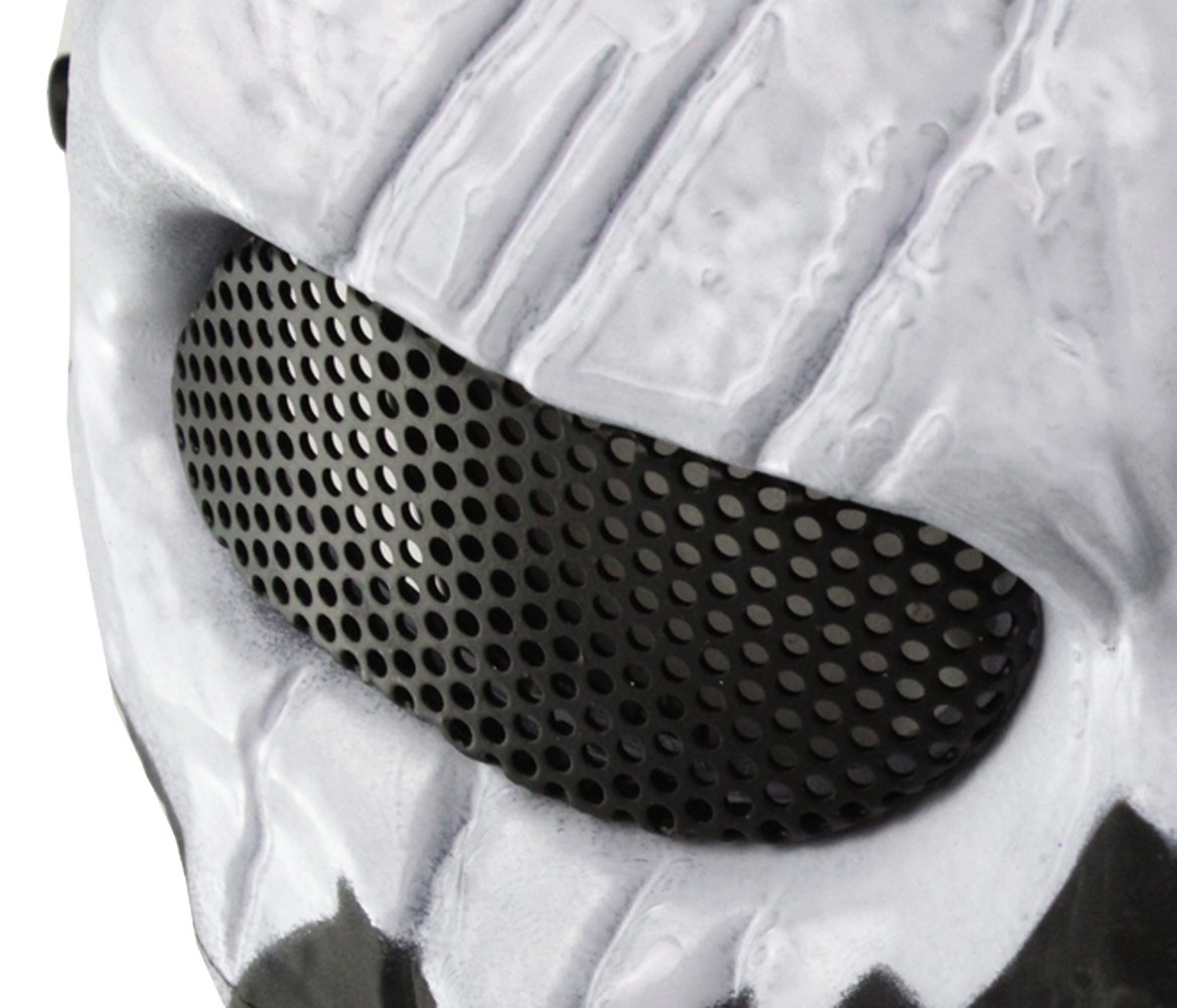 Tactical Airsoft Skull Masks Full Face Adult Deluxe Mask Eye Protection For Halloween Bb Paintball Gun Patriots Cs Game Cosplay Party Halloween Cosplay Zombie Scary Skeleton Masks