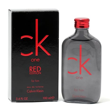 CK One Red by Calvin Klein Eau De Toilette Spray 3.4 oz / 100 ml (Men)