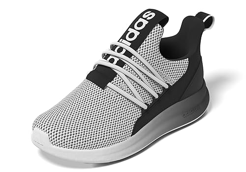 adidas Unisex-Kid's Lite Racer Adapt 7.0, White/Black/White, 4