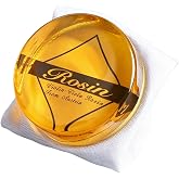 1- Pack Violin Rosin,Round Natural Rosin for Violin,Viola,Cello | Bow Rosin with Light Low Dust,Excellent Grip,Protective Case,Amber-colored