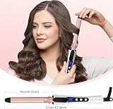 UNOBEY Curling Wand 19mm Ceramic Barrel Digital Temp 100-230C Dual Voltage view 4