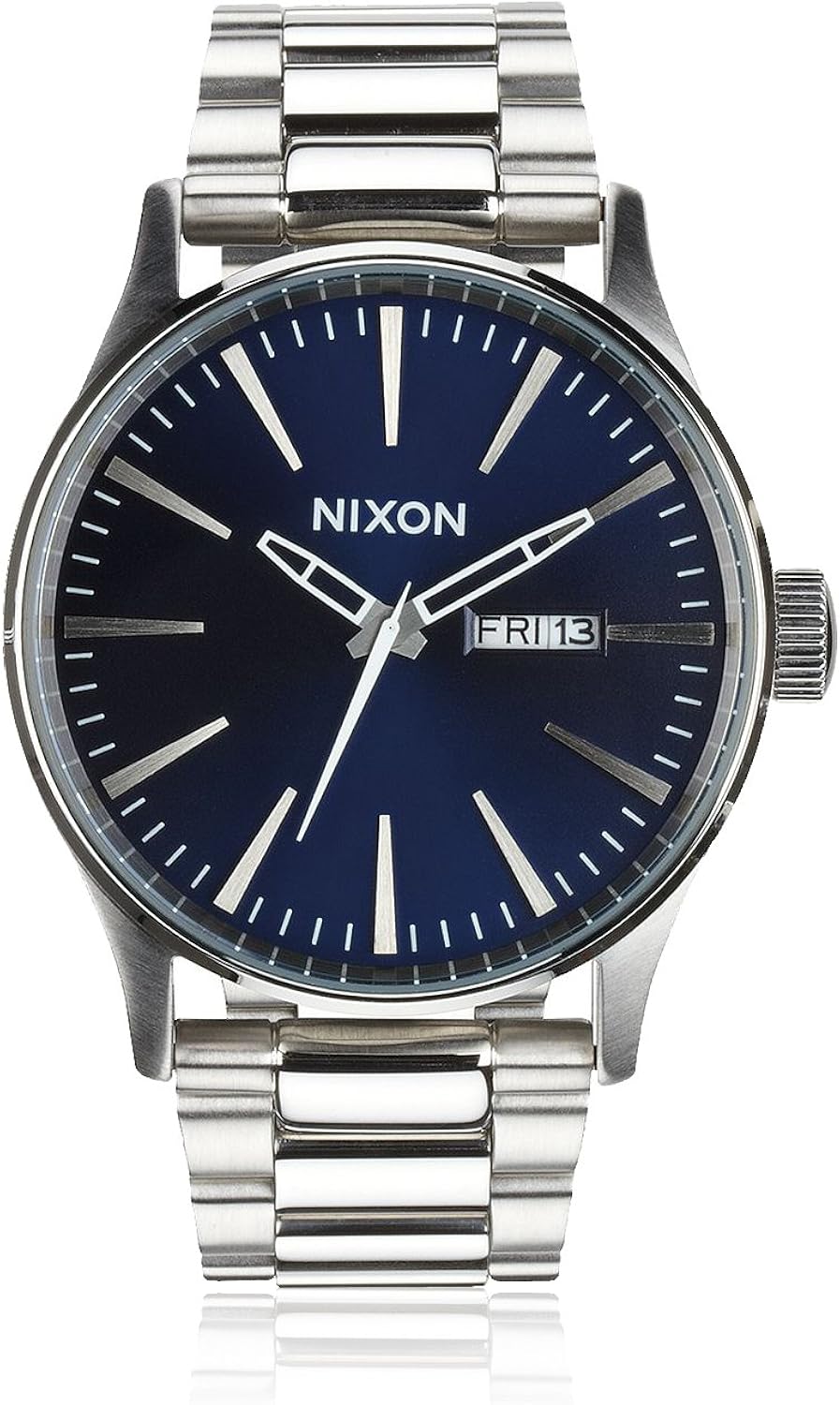 Nixon Armbanduhr Sentry Edelstahl Blue Sunray Amazon De Uhren
