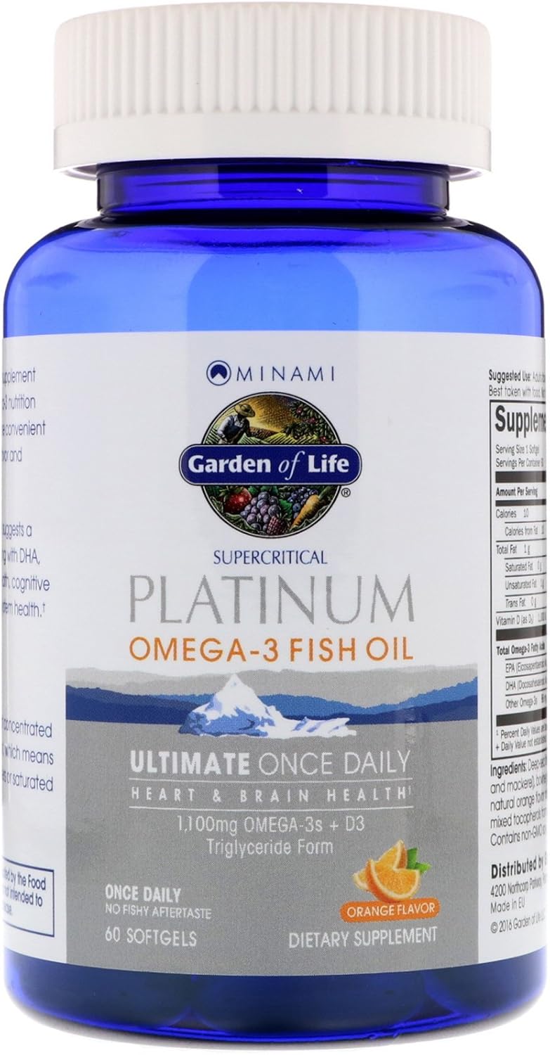 Minami MorEPA Platinum, Plus Vitamin D3 Supercritical Omega