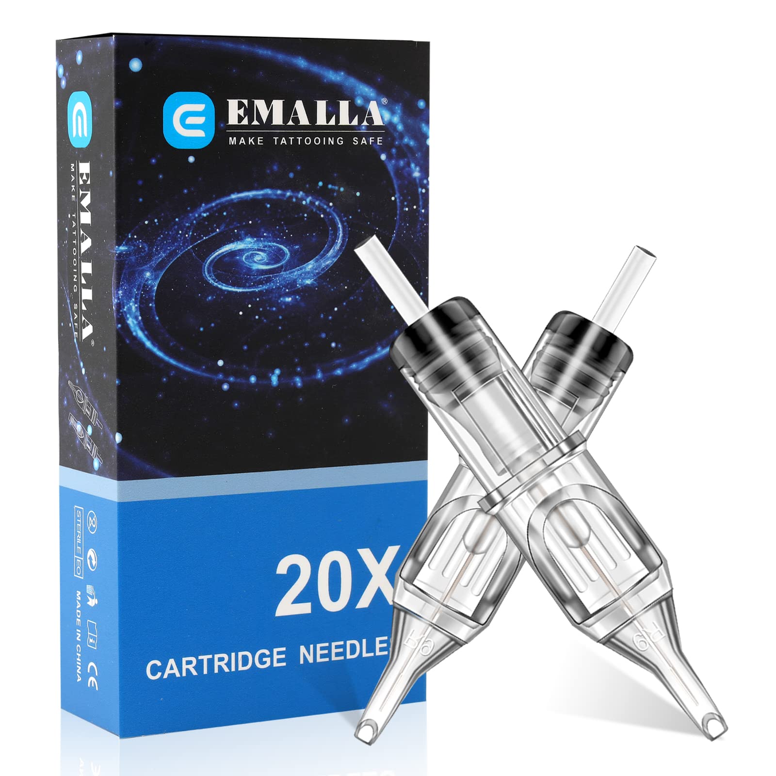 Cartridges - EMALLA 20pcs Cartridges 1003RL 0.3mm Professional Cartridges