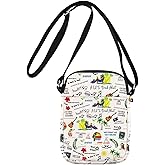 JNIAP Music Album Crossbody Bag Singer Inspired Gifts Song Lyrics Travel Purse Music Lover Gift Singer Merchandise
