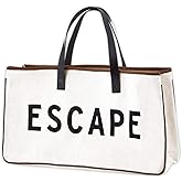 Santa Barbara Design Studio Tote Bag For Women Hold Everything 100% Cotton Canvas Shoulder Bag, Large, Escape