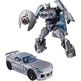 Transformers Studio Series Autobot Jazz | Movie 1 Deluxe Class 4.7-inch Converting Action Figure, Robot Toys for 8+