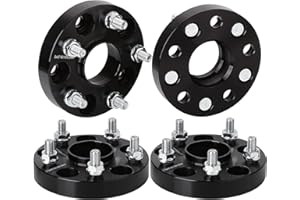 JiiinMiiin 1”(25mm) 5x114.3 Hubcentric Wheel Spacers with 60.1 bore & 12X1.5 Studs - Fit TC XB, ES300 350, GS300 350 430, IS2