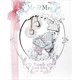 Me To YouMr and Mrs Happily Ever After Wedding Card,White