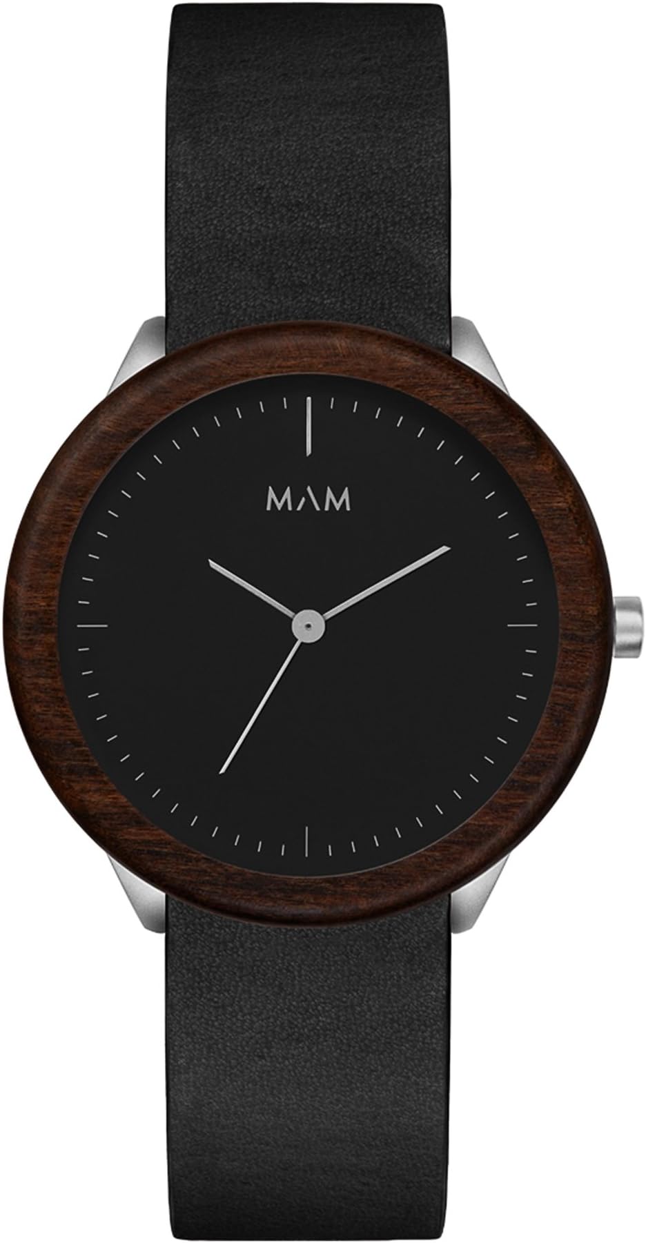 · Stainless Dark | Men’s Watches | Minimalist Design | Watch Made from sustainably sourced Wood and Recycled Stainless Steel