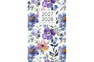 2027-2028 pocket calendar: 2 Year Monthly Pocket Planner ( January 2027 to December 2028 )