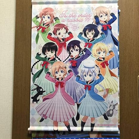 Amazon ご注文はうさぎですか B2タペストリー 原画展 Dms Sfy Exhibition ごちうさ Usag105 アイドル 芸能人グッズ 通販