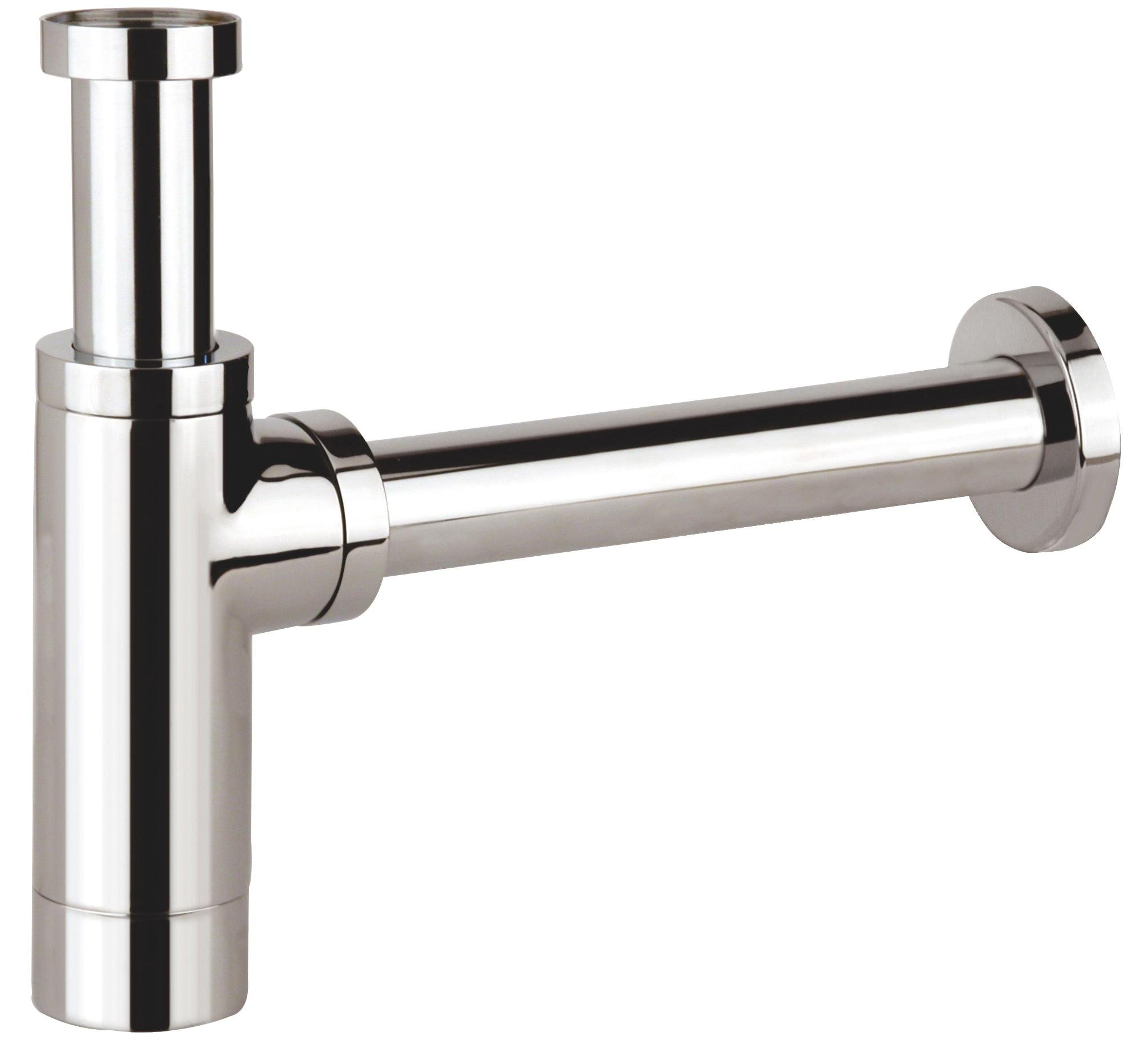 VeeBath Round Bathroom Sink Bottle Trap Basin Waste Sink Pipe Drain Adjustable Height Deodorization