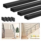 Gyykzz 5FT Stainless Steel T304 Handrail Black with