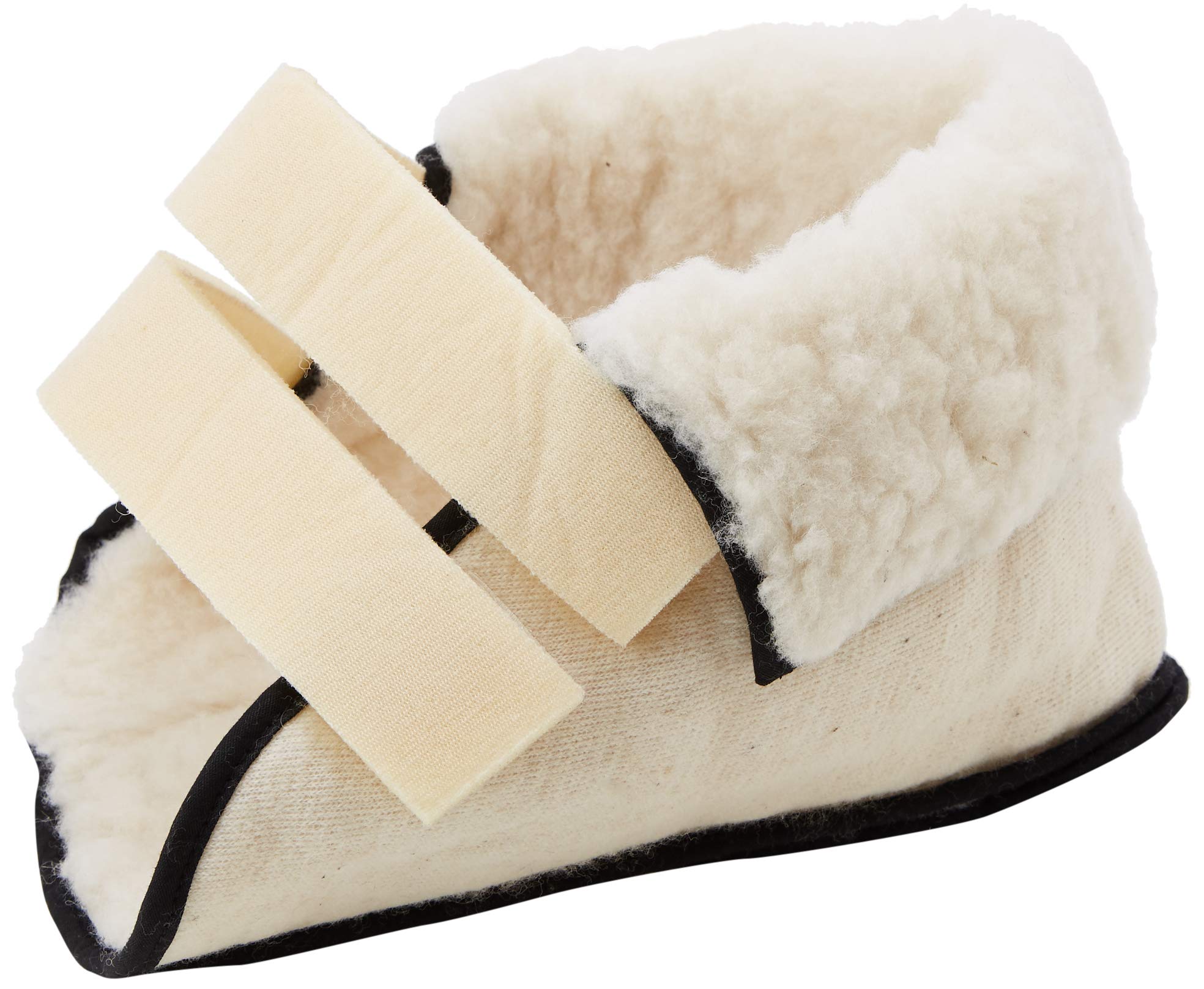 Ability Superstore Fleece Slippers, Small, Pure Wool