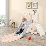 Virubi 5 in 1 Toddler Slide Playset, Climbing Toys