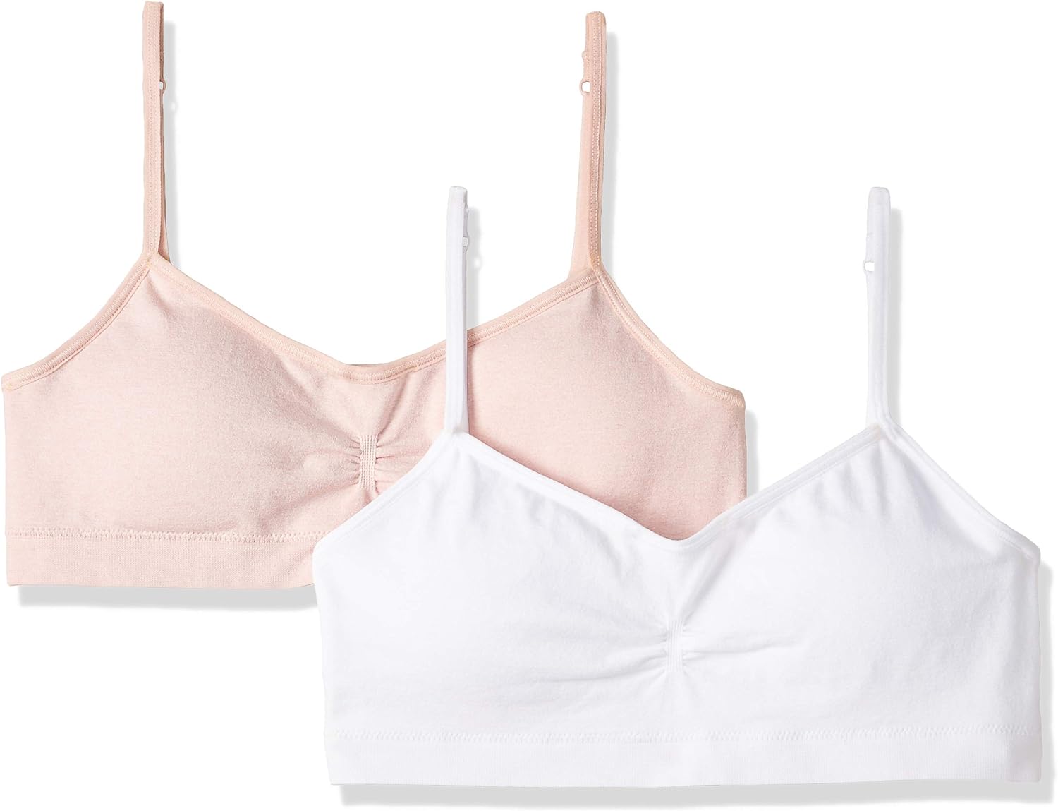 Hanes Girl's Seamless Foam Bra (Pack of 2): Clothing
