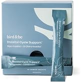 bird&amp;be Inositol Powder Supplement - 40:1 Myo-Inositol &amp; D-Chiro-Inositol | For Women's Hormonal Health, 30-Day Supply, Supports Balance and Fertility, Easy-to-Mix, Non-GMO, Vegan, Gluten-Free