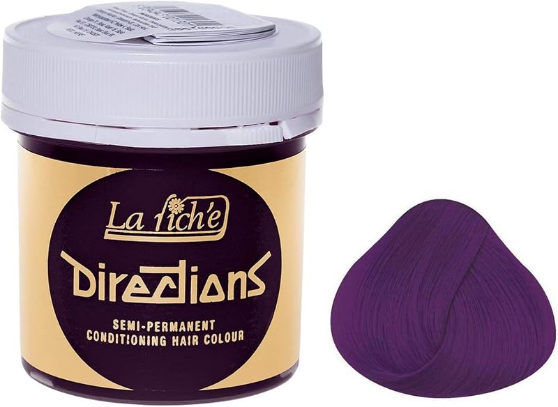 Directions Plum Semi-Permanent Hair Colour 88ml Tub Ammonia Free