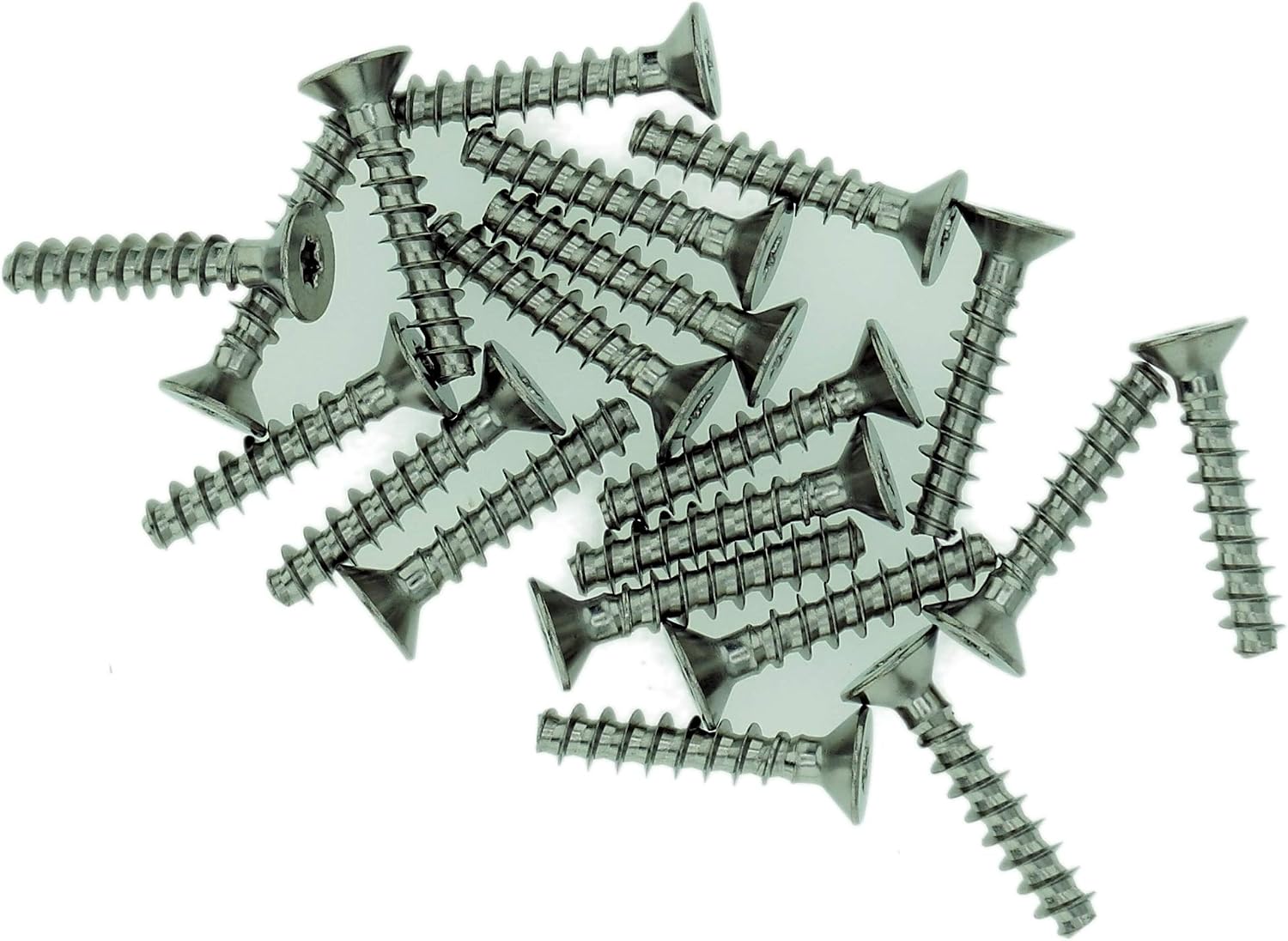 D4 (4mm x 10mm) Pozi Countersunk Screws for Plastic - Stainless Steel (A2) (Pack of 20), 4x10 - A2 (20) - Image 4
