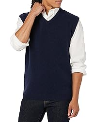 Amazon Essentials Men's Lambs Wool Sweater Vest