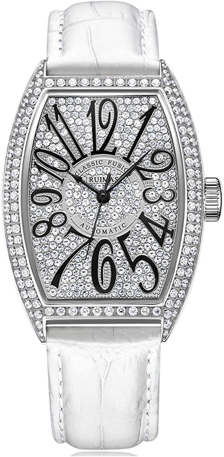 RUIMAS Fashion Rhinestone Women Watch Mechanical Watches Classic Ladies