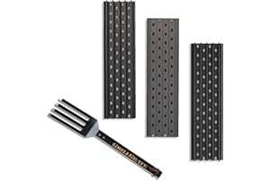 GRILL GRATE BRAND THE ORIGINAL RAISED RAIL DESIGN GET FIRED UP · WWW.GRILLGRATE.COM GrillGrate 19.25" Grill Grates - 3 Panels - Sear Station for Pellet Grills (SS19.25) - Premium Grates fit Z Grills 700 series & 550, Oklahoma Joes Rider, Louisiana Grills 1000 & 1200