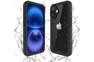 Lanenas for iPhone 16 Case, iPhone 16 Waterproof Case with Built-in Screen Protector, Full Body Heavy Duty Phone Case Dustpro