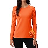 MAGCOMSEN Women's Thermal Shirts Fleece Pullover Long Sleeve Undershirt Tops Warm Workout Winter Base Layer