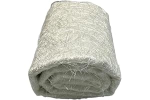 Polymer World - 1.5x50x5 Yards Chopped Strand Mat - Lightweight & Marine-Grade Fiberglass Cloth for Epoxy, Polyester, Vinyl Ester Resin, Autos, Boats, RV, Surfboards.