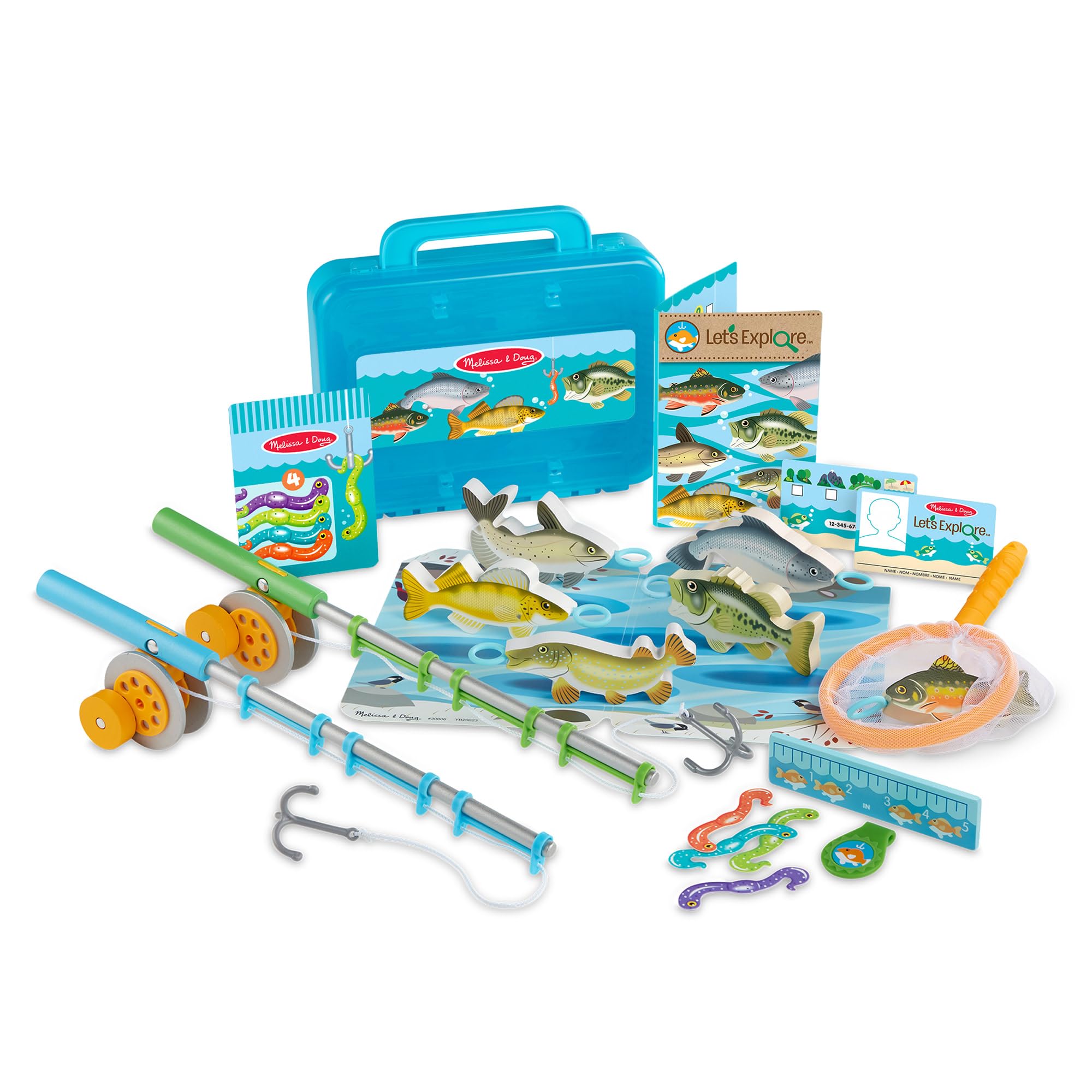 Melissa & Doug Let's Explore Fishing Set | Pretend Play | 3+ | Gift for Boy or Girl