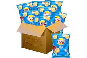CITY WIDE GOURMET Lay's Salt & Vinegar Potato Chips, 1.5 oz Bags, Pack of 8