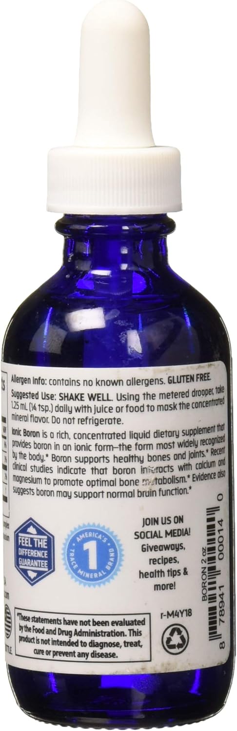 Liquid Ionic Boron 2 Ounce: Health & Personal Care