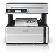 Epson EcoTank ET-M3170 Wireless Monochrome All-in-One Supertank Printer with ADF, Fax and Ethernet PLUS 2 Years of Unlimited Ink*, White