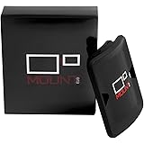 MountEra Side Mount Clip for Dual- Triple- Monitor Experience; can serve as Tablet Stand and Smartphone Holder; Compatible with all Tablets, Smartphones, Laptops (LIMITED BLACK BEAR EDITION!)