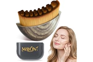 MAYON+, Lymphatic Contour face Brush,Lymphatic Contour Face and Body Brushes, The Lymphatic Drainage Massager for Face, Dry Brushing Face Brush, Chin & Jawline Sculpting, 1Pcs.