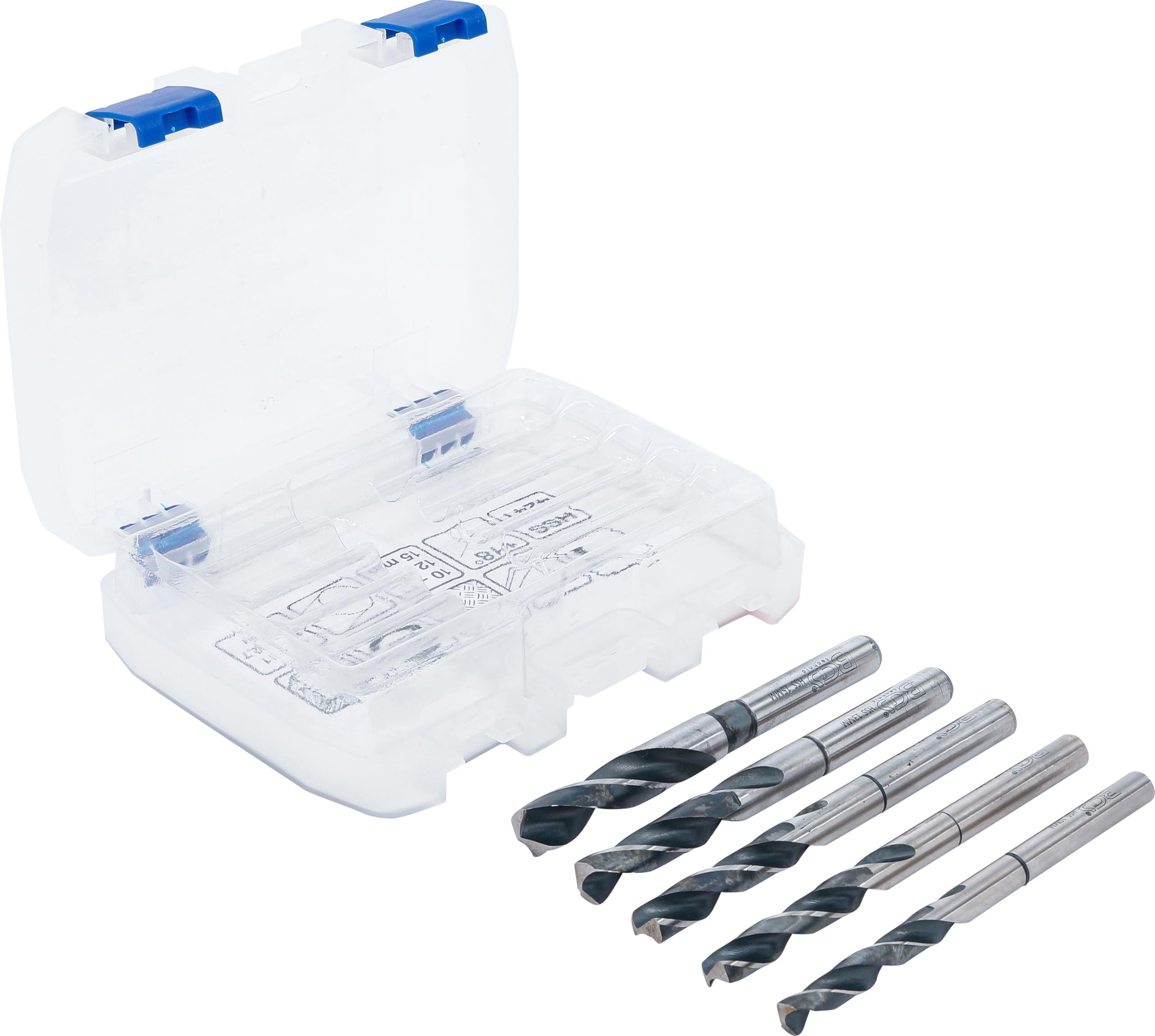 BGS 6801 | HSS Drill Set | 10 - 11 - 12 - 13 - 15 mm | 5 pcs.